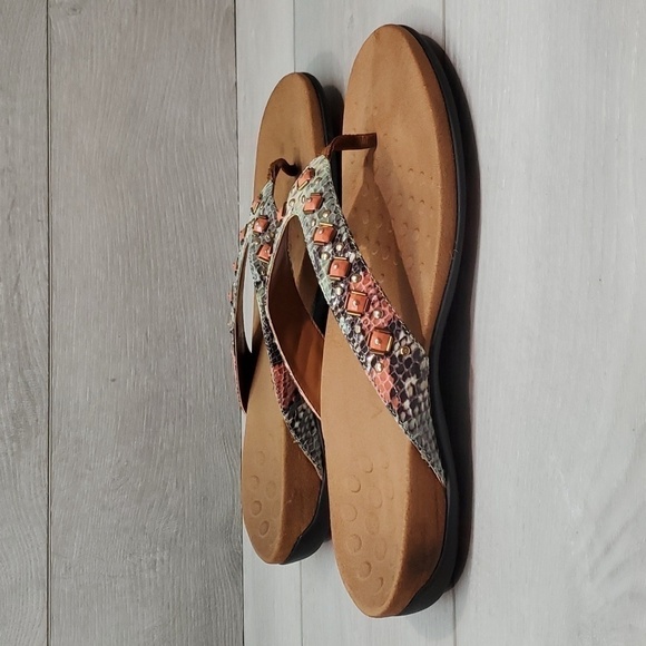 Vionic Women Floriana Comfort Sandals Flip Flop shoes sz 10 - Picture 3 of 11